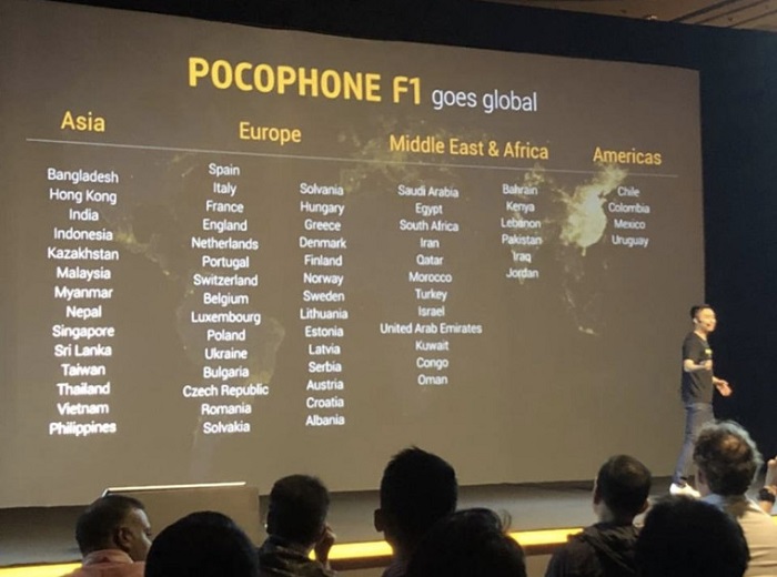 Poco F1公开多地区售价,不同地区略有不同