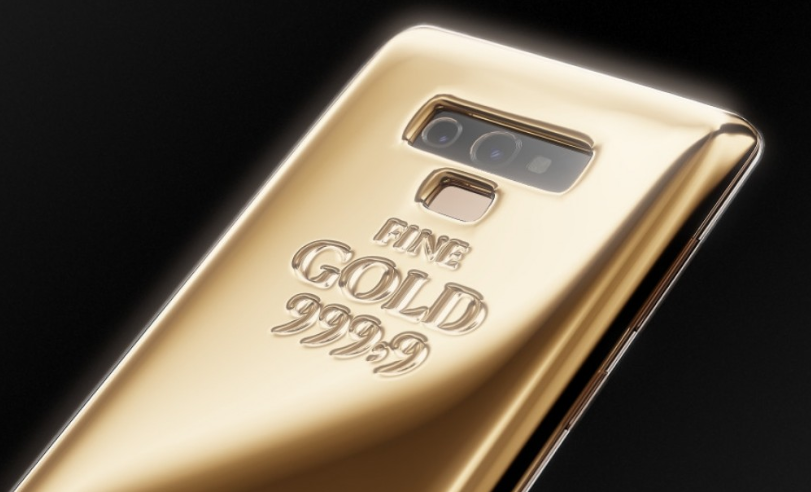 非常土豪!三星Note 9纯金版露面