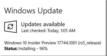 Windows 10 Build 17744登场:Cortana稳定性提升