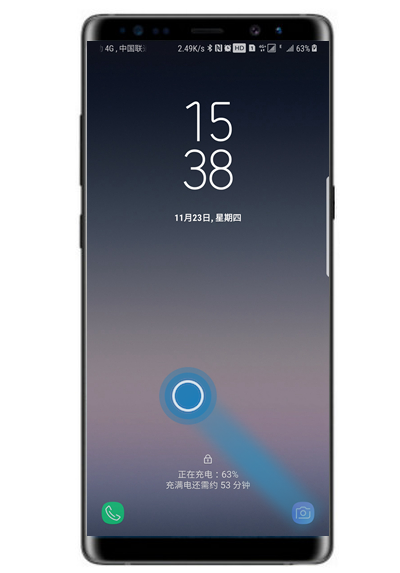 在三星note9中快速启动相机的具体步骤