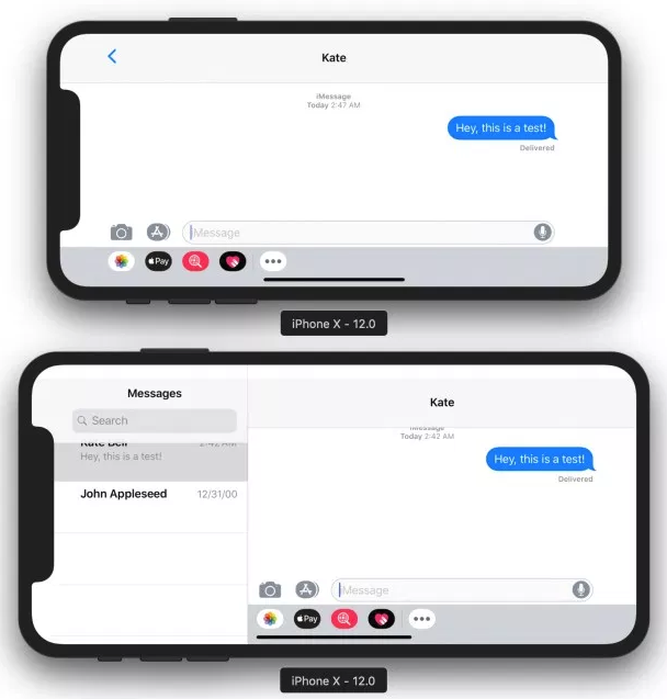 iPhone X Plus或支持iPad 横屏模式