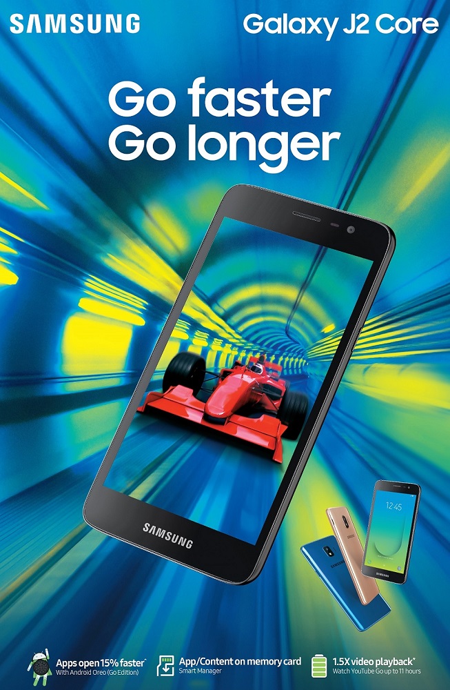三星Galaxy J2 Core上线印度:600元