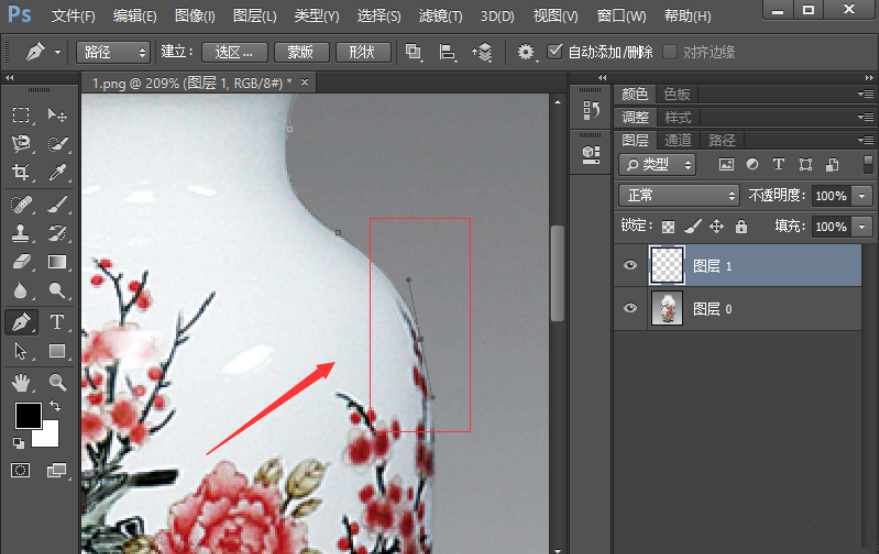 PS钢笔工具来抠图的具体步骤
