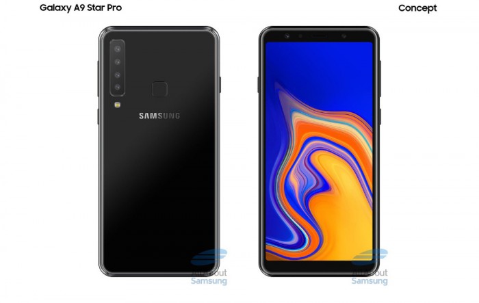 Galaxy A9 Star Pro渲染图亮相：摄像头竖向排列