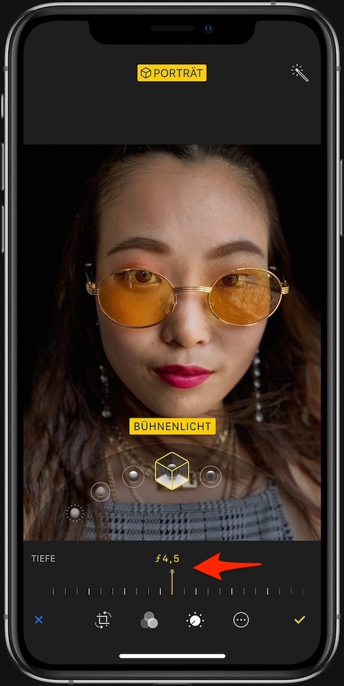 iPhone XS相机上线新功能：拍照时可调节景深