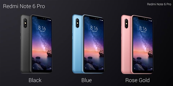 红米Note 6 Pro正式亮相：刘海屏＋骁龙636