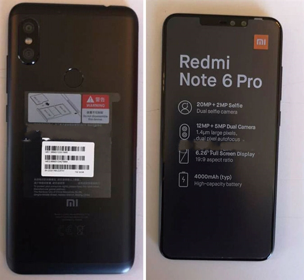 红米Note 6 Pro亮相Geekbench：单核1332，多核4675