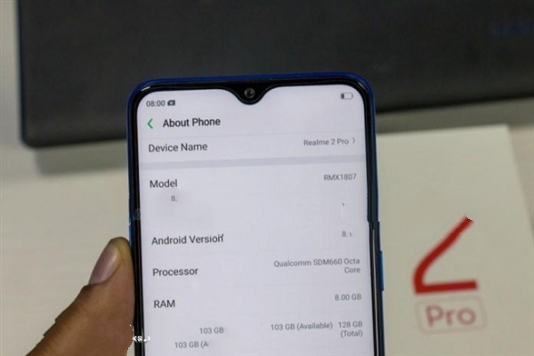 水滴屏设计！Realme 2 Pro下周亮相