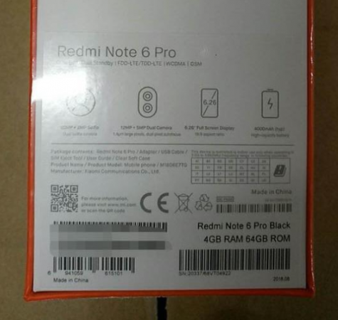 红米Note 6 Pro真机海外曝光：新款小米竟然长这样