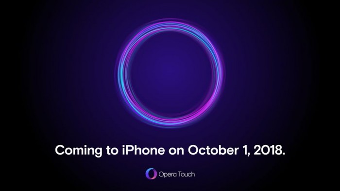Opera Touch浏览器10月1日上线iPhone平台