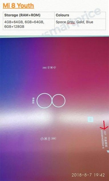 小米8青春版曝光：搭载高通骁龙710