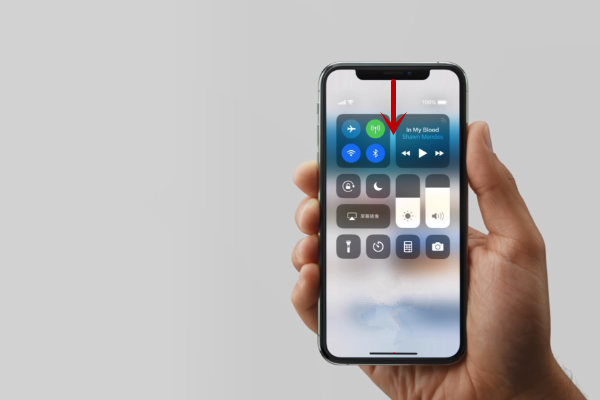 iphonexr打开控制中心的基础操作