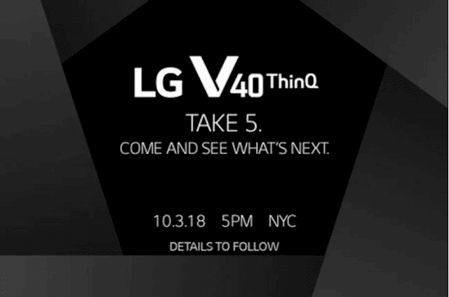 LG五摄新机V40 ThinQ下月亮相纽约！
