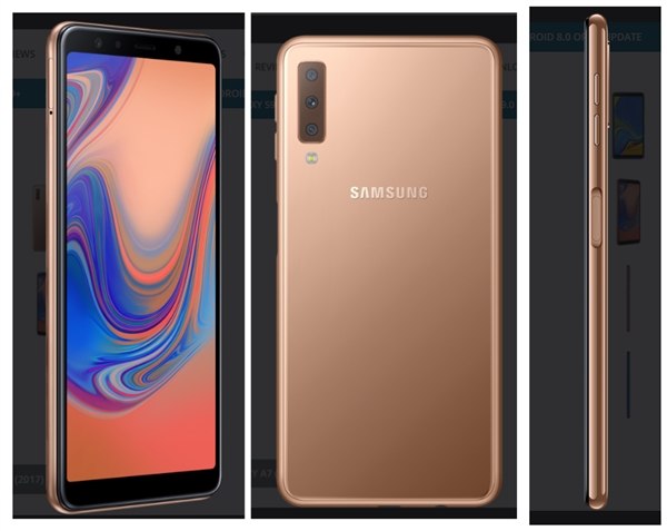 三星Galaxy A7正式上线：后置三摄