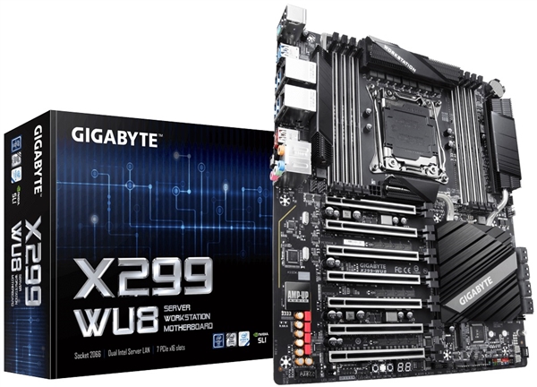技嘉上线X299-WU8工作站主板：功能就是这么强