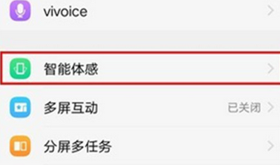 在vivoz3中打开抬手亮屏的方法