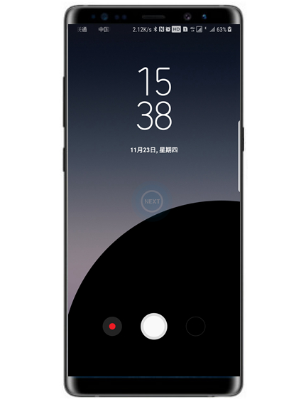 三星note8快速启动相机的详细教程