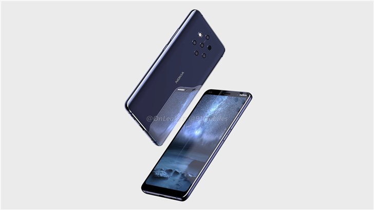 诺基亚9 PureView来了：无刘海五摄手机，你期待吗