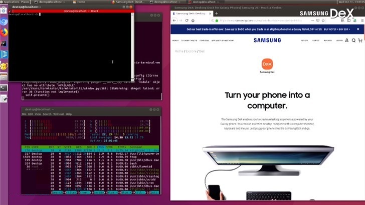 三星推Linux on DeX项目:帮助用户获得大屏体验