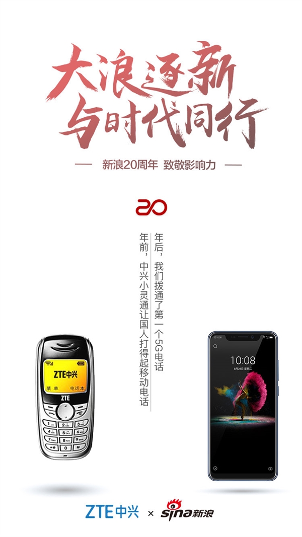 祝贺!中兴打出首个5G电话