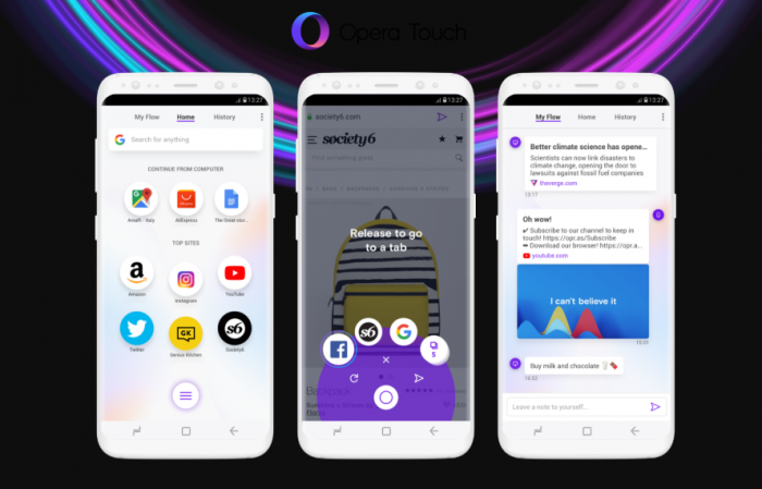 Opera Touch获更新:新增隐私模式