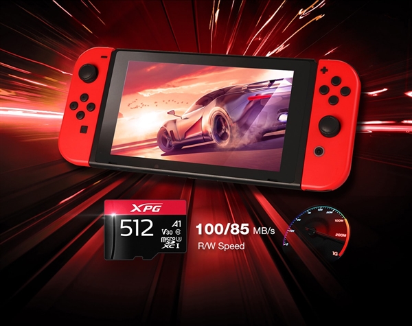 威刚推新款游戏型存储卡系列:最大容量达到512GB