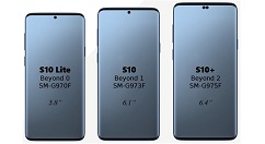 三星Galaxy S10系列渲染图露面：均是挖孔屏