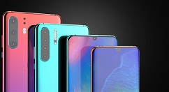 华为P30/P30 Pro概念图露面：水滴屏，双曲面