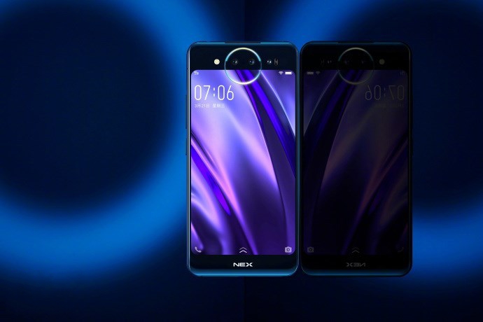 vivo NEX双屏版官方硬照公开:星环、三摄最亮眼