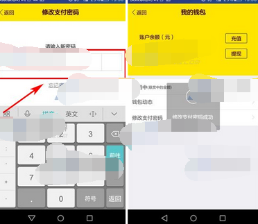 麦圈app更改支付密码的操作流程