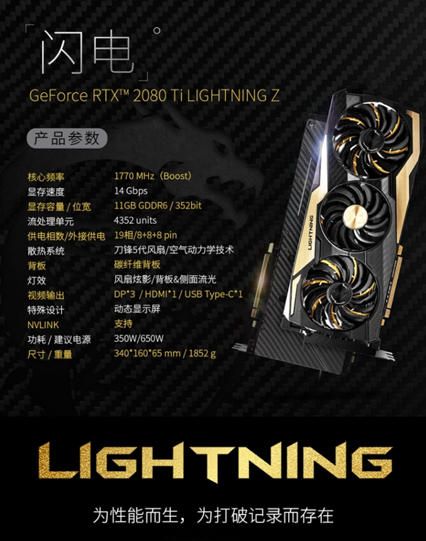 微星带来新款顶级旗舰显卡：售价18888元