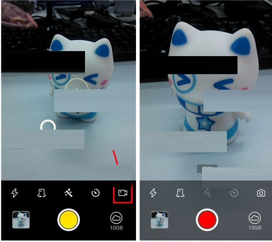 使用爱相机APP录制视频的简单操作