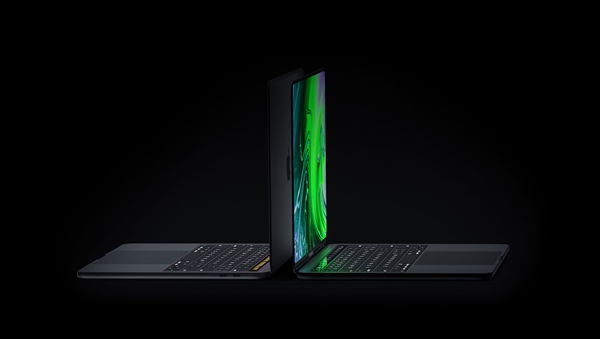 16英寸MacBook Pro概率设计图：屏幕超窄边框设计