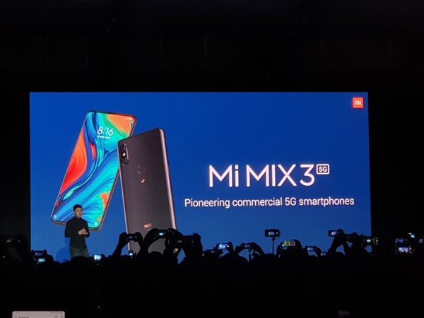 小米MIX3 5G正式上线：下载速度最高可达2Gbps