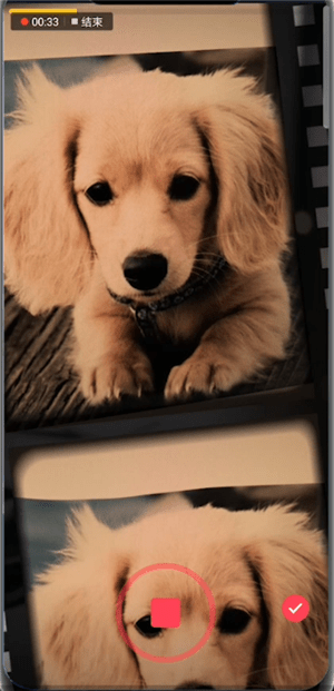 抖音APP拍出四连拍特效的图文操作