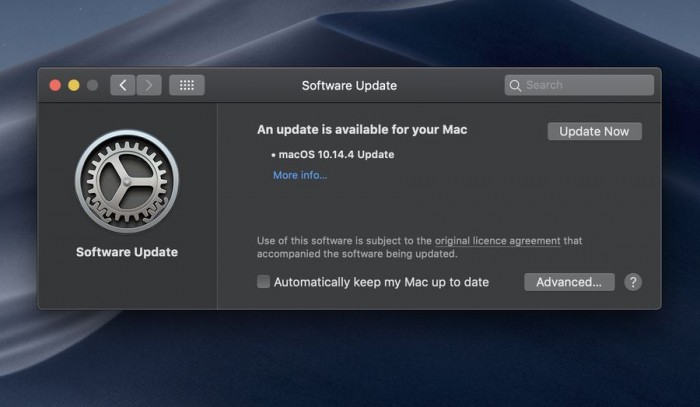 苹果正式带来macOS Mojave 10.14.4系统更新
