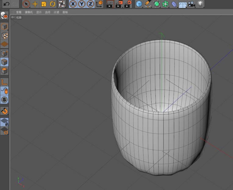 C4D建模杯子的图文操作过程