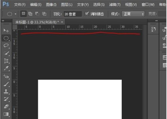使用photoshop画圆的操作流程