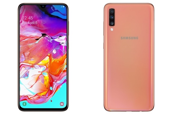 三星Galaxy A70正式上线：后置三摄纵向排布