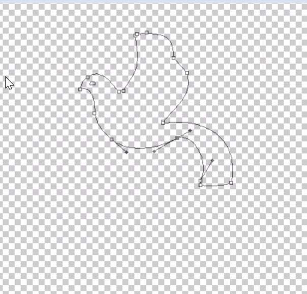 ps打造环形鸽子logo的详细操作过程截图