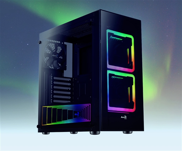 Aerocool带来新款PC机箱:主打RGB光污染
