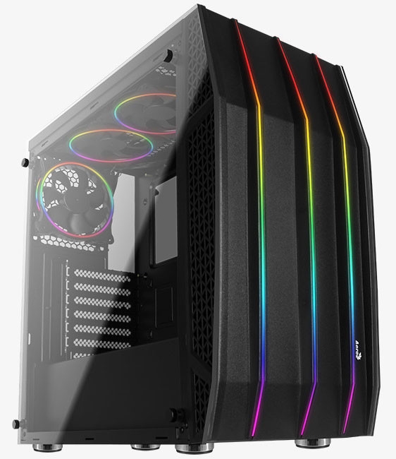 Aerocool带来新款PC机箱:主打RGB光污染