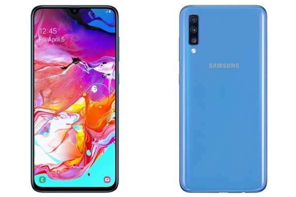 三星Galaxy A70正式上线：后置三摄纵向排布