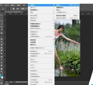 Photoshop CC调节照片曝光度的操作过程