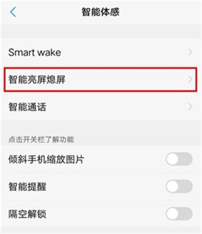 在vivoy91中关闭抬手亮屏的方法介绍