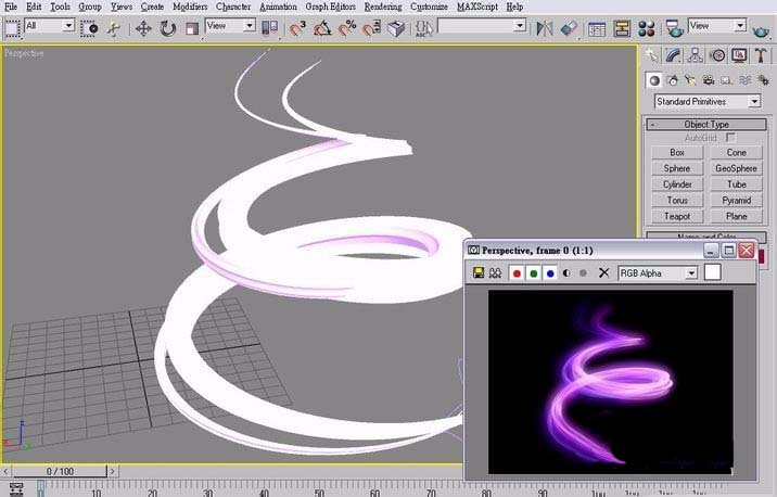 3dsmax打造炫酷光线特效的操作流程