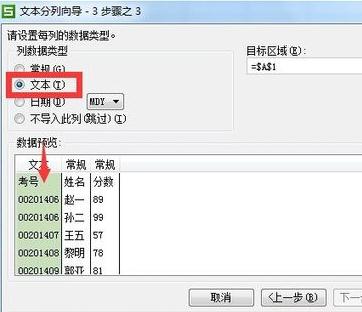 WPS表格将数据分列的简单操作