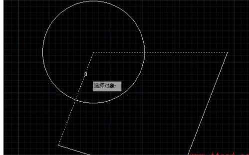 AutoCAD选择性擦掉一段线的简单操作