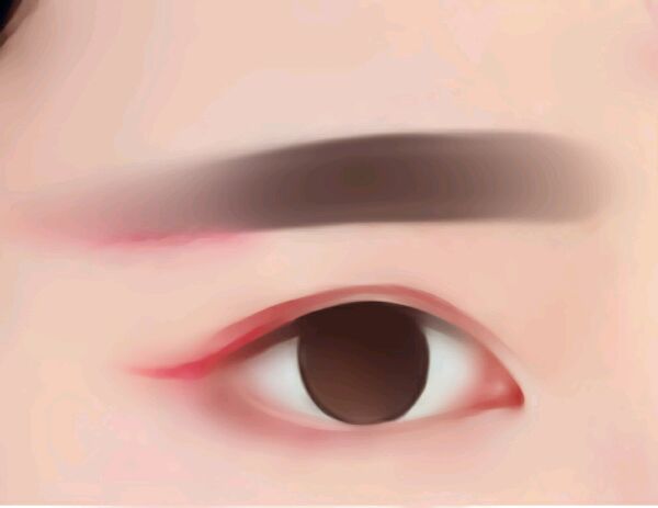 PS仿手绘制作水灵眼睛的详细操作