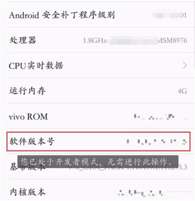 在vivoy91中开启开发者选项的图文操作